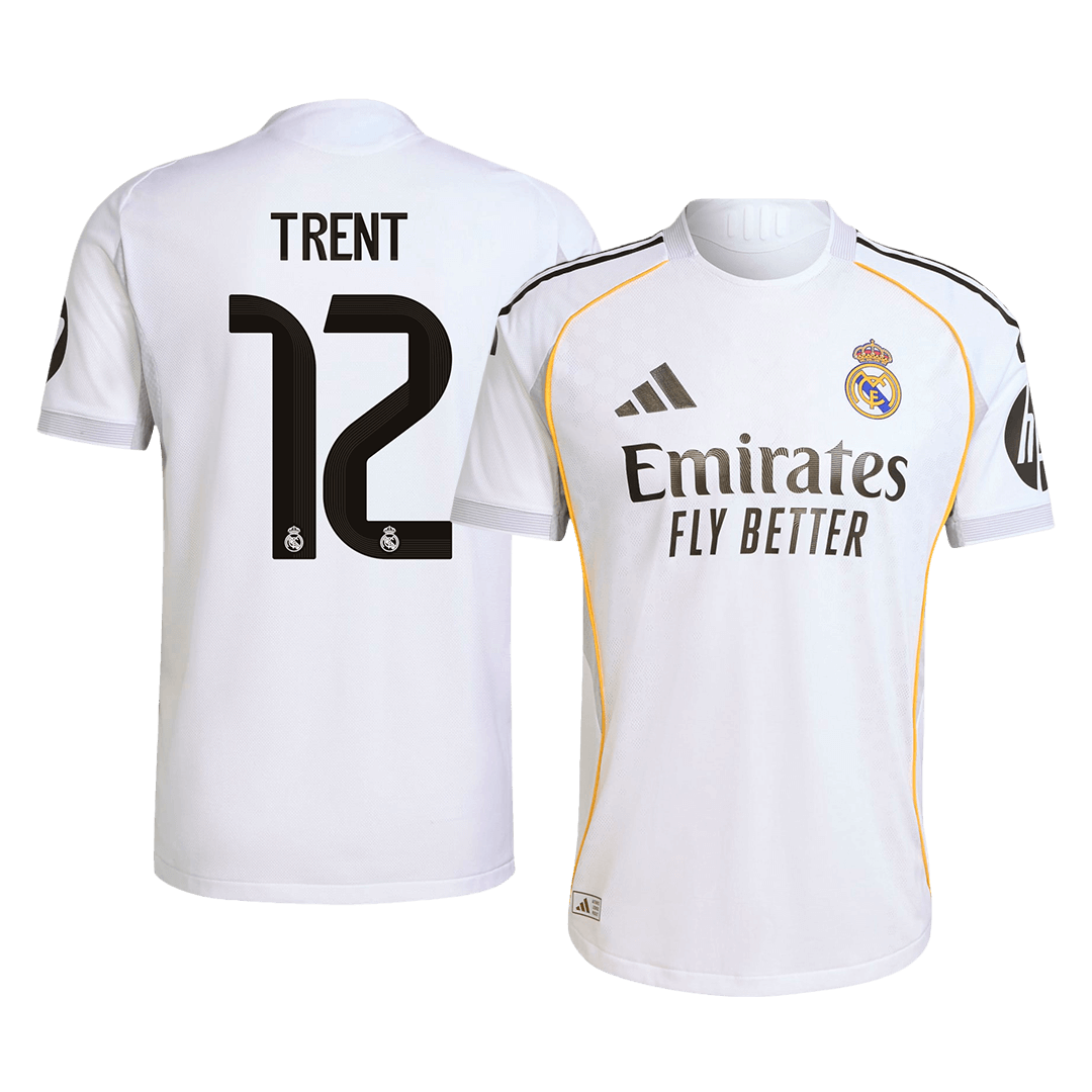 TRENT #12 Real Madrid Thuis Spelersversie Voetbalshirt 2025/26 - Slim Fit
