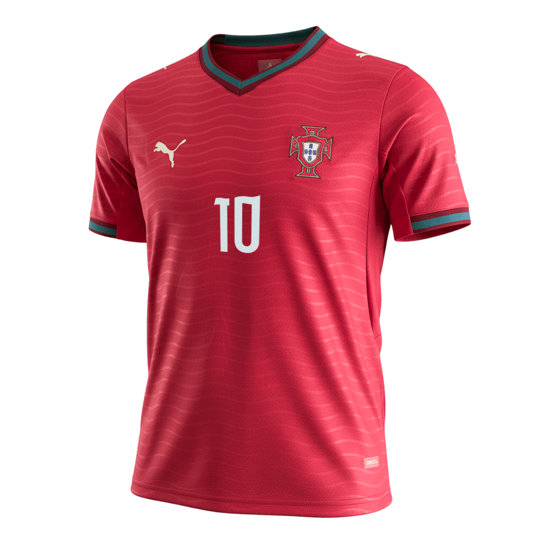 BERNARDO #10 Heren Portugal Thuis Voetbalshirt WK Voetbal 2026 - foto 9