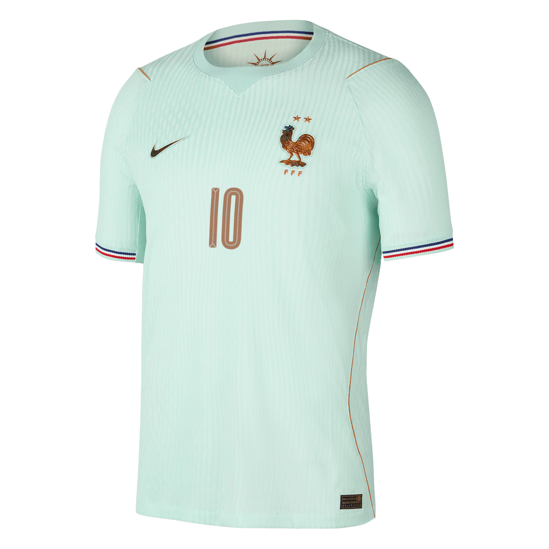 MBAPPE #10 Frankrijk Uit Spelersversie Voetbalshirt WK Voetbal 2026 - Slim Fit - extra