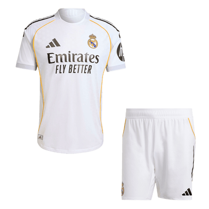 Real Madrid Thuis Spelersversie Set 2025/26 - Slim Fit football shirt