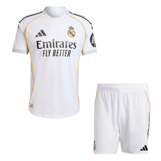 Real Madrid Thuis Spelersversie Set 2025/26 - Slim Fit football shirt
