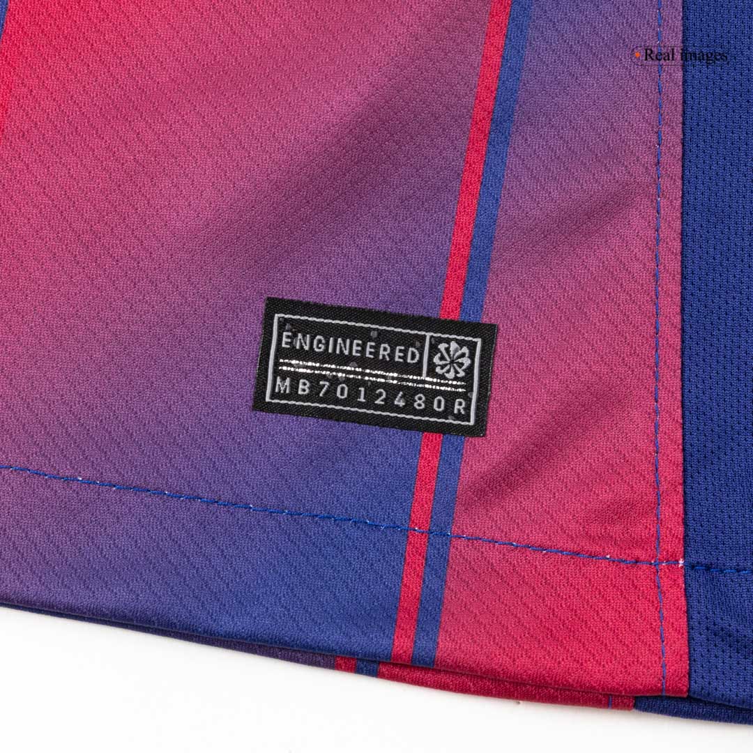 Dames Barcelona Thuis Voetbalshirt 2025/26 - detail