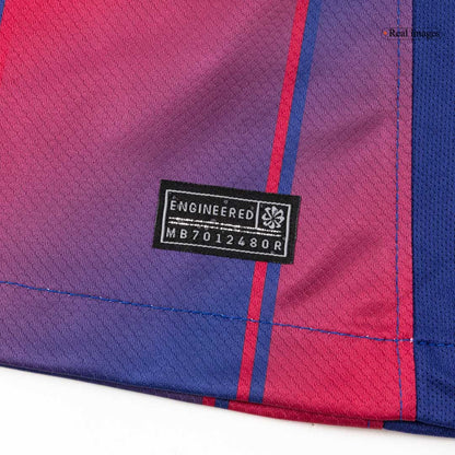 Dames Barcelona Thuis Voetbalshirt 2025/26 - detail