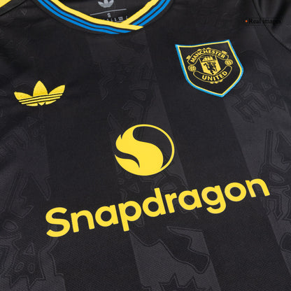 Dames Manchester United Derde Voetbalshirt 2025/26 - close-up