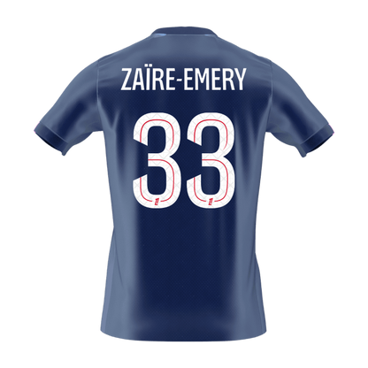 ZAÏRE EMERY #33 Heren PSG Thuis Voetbalshirt 2025/26 [PREMIUM] - extra