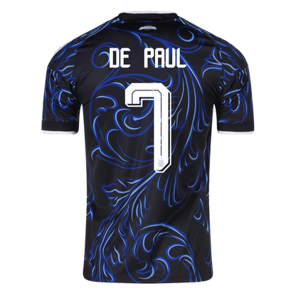 DE PAUL #7 Heren Argentinië uitshirt WK Voetbal 2026