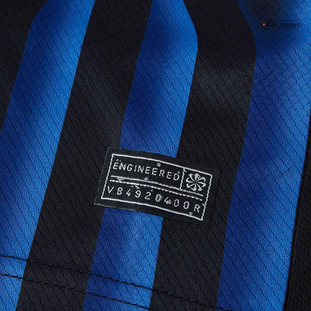 Kinder Inter Milan Thuis Tenue 2025/26 - close-up