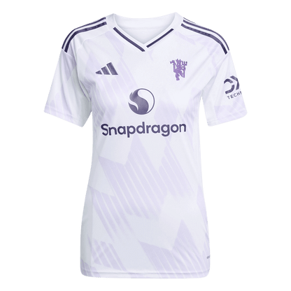 Dames Manchester United Uit Voetbalshirt 2025/26 - achterkant