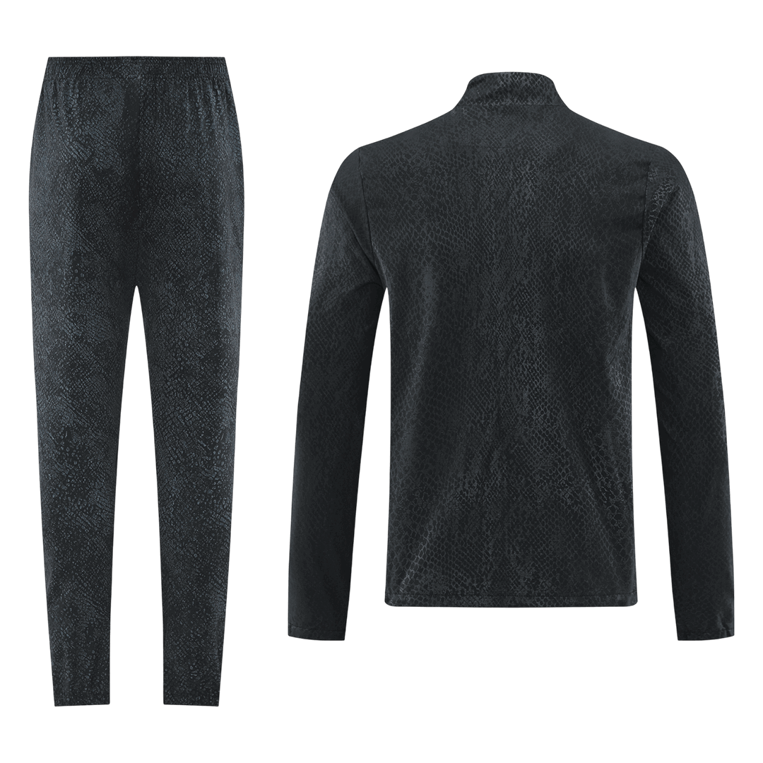 Barcelona Trainingsjack Set(top+broek) 2025/26 Black - achterkant
