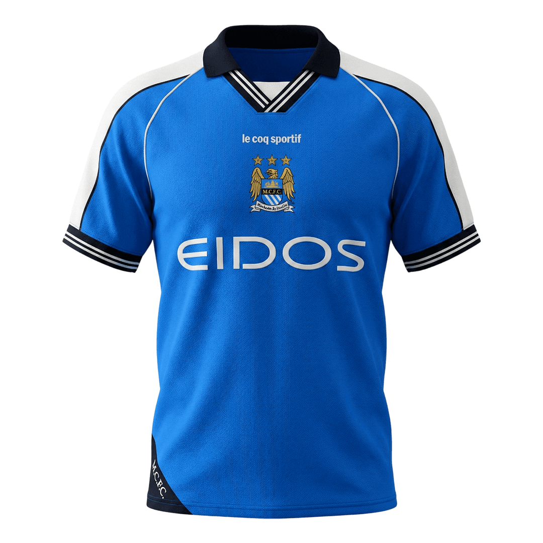 Retro Manchester City Thuis Voetbalshirt 1999/01 2025/26