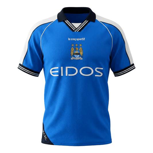 Retro Manchester City Thuis Voetbalshirt 1999/01 2025/26