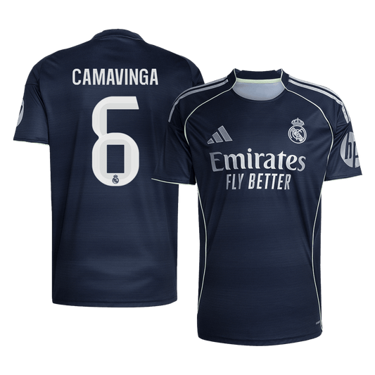 CAMAVINGA #6 Heren Real Madrid Uit Voetbalshirt 2025/26
