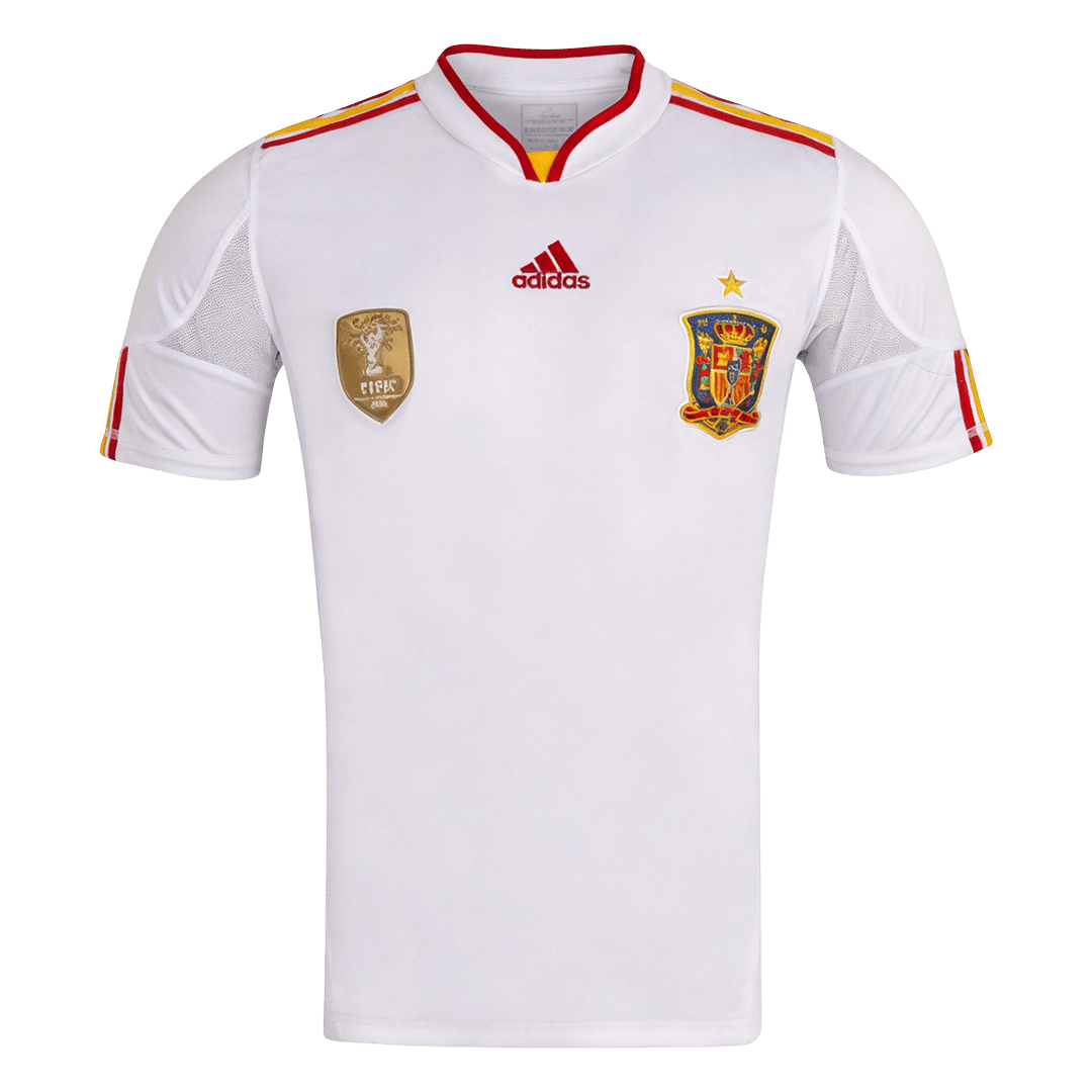 Retro Spanje Uit Voetbalshirt 2010/12 - voorkant
