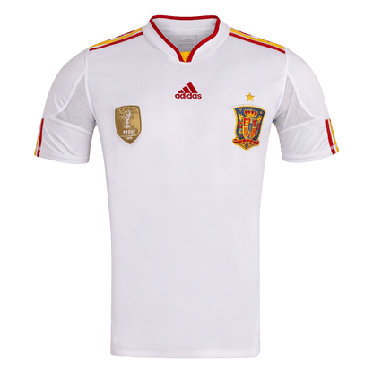 Retro Spanje Uit Voetbalshirt 2010/12 - voorkant