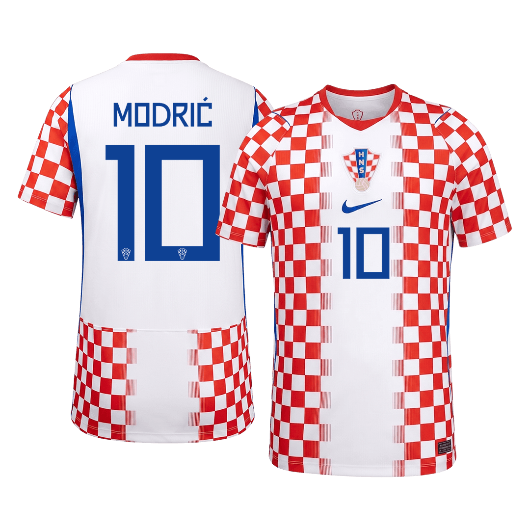 MODRIĆ #10 Heren Kroatië thuisshirt WK Voetbal 2026