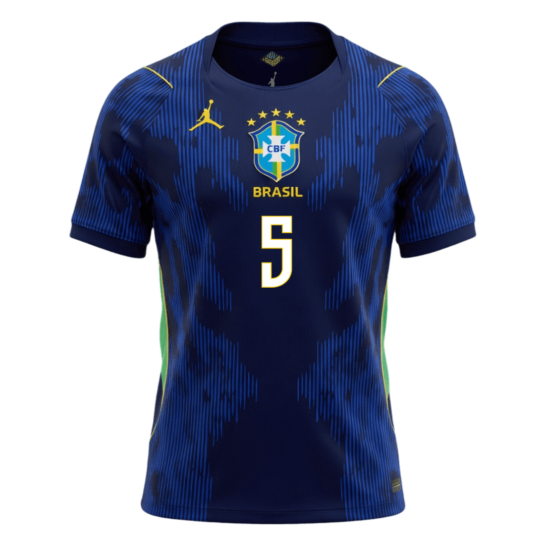 CASEMIRO #5 Maillot de Foot Extérieur Brésil Homme Coupe du Monde 2026