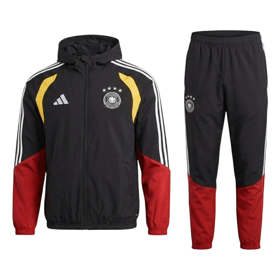 Duitsland Trainingsjack Set(top+broek) 2026 Red&Black football shirt