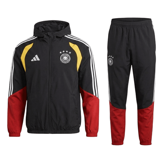 Duitsland Trainingsjack Set(top+broek) 2026 Red&Black football shirt
