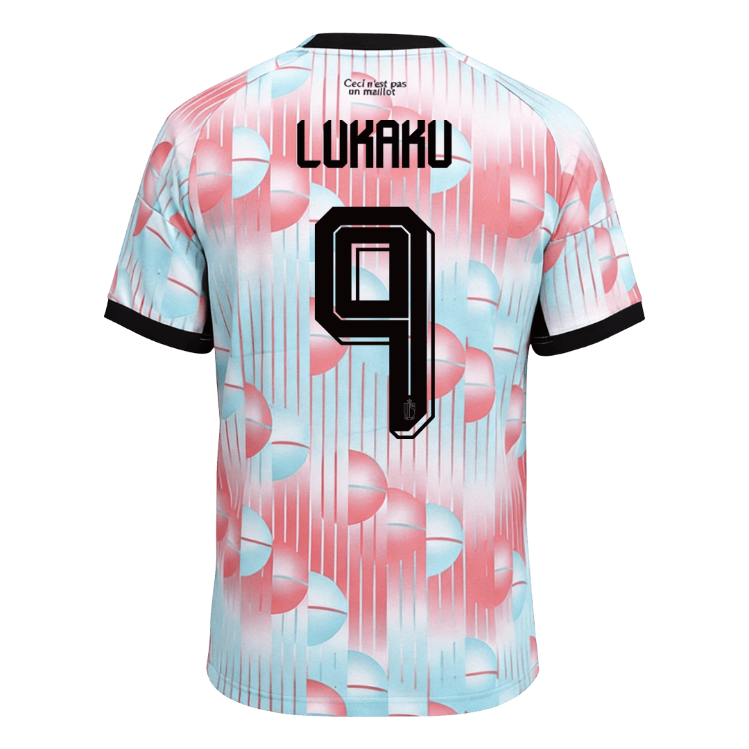 LUKAKU #9 Heren België uitshirt WK Voetbal 2026