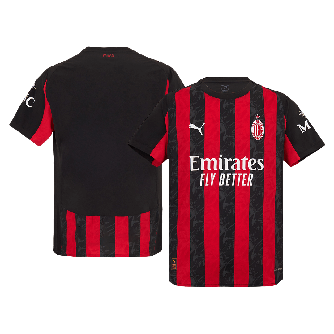 AC Milan Thuis Spelersversie Voetbalshirt 2025/26 - Slim Fit - foto 11