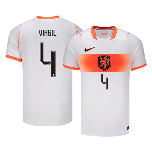VIRGIL #4 Heren Nederland uitshirt WK Voetbal 2026