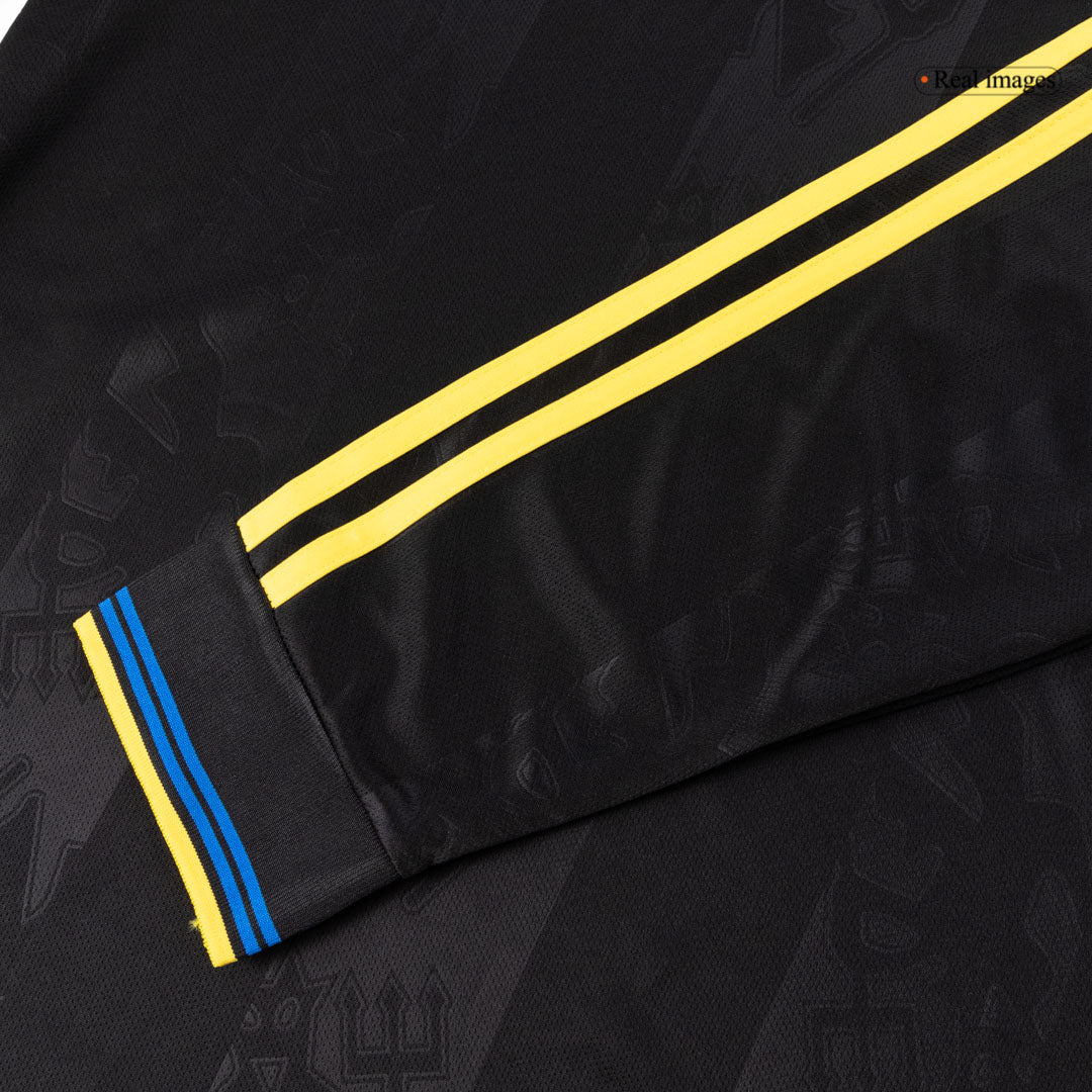 Heren Manchester United Derde Lange Mouwen Voetbalshirt 2025/26 - detail
