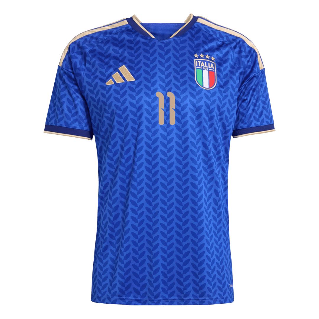 RASPADORI #11 Heren Italië Thuis Voetbalshirt 2026