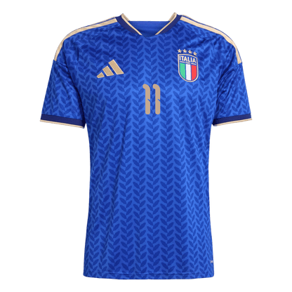 RASPADORI #11 Heren Italië Thuis Voetbalshirt 2026