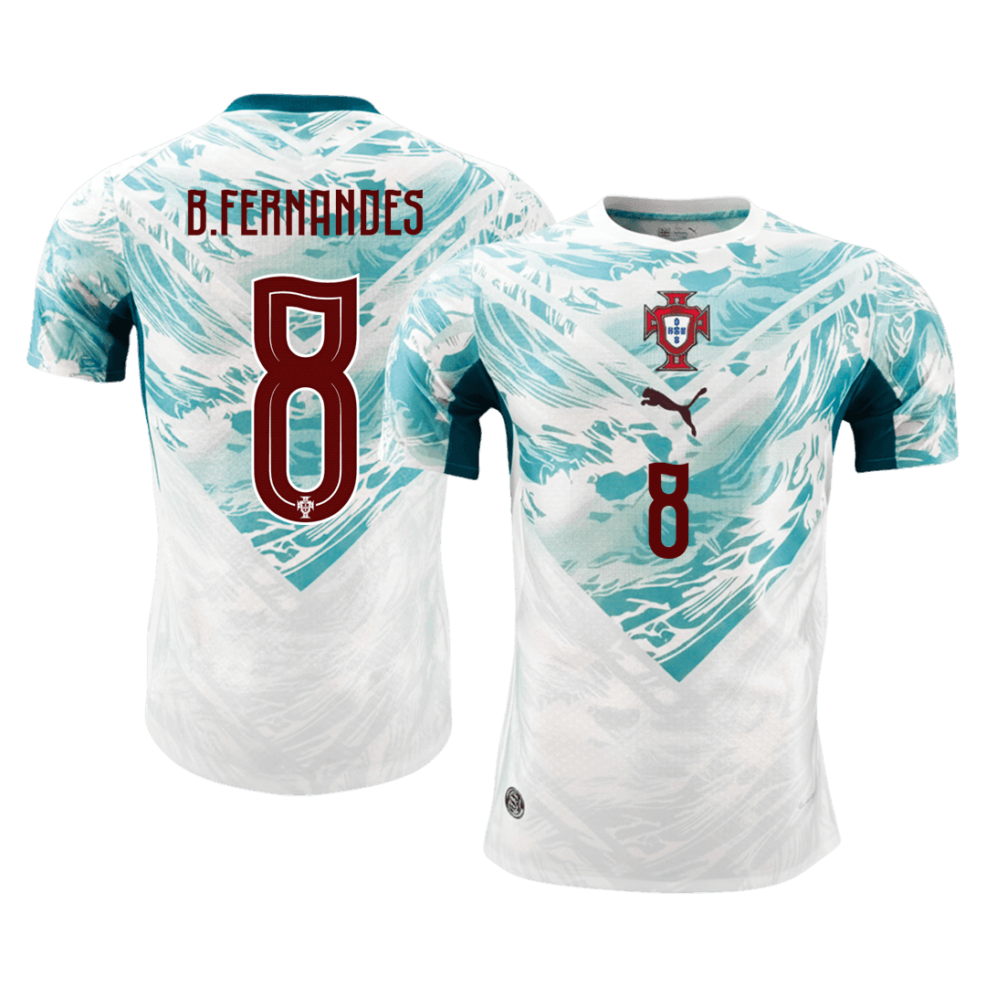 B.FERNANDES #8 Portugal Spelersversie uitshirt WK Voetbal 2026 - slim fit