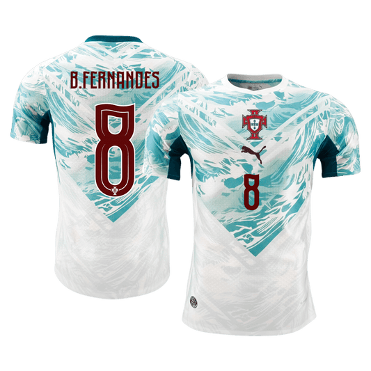 B.FERNANDES #8 Portugal Spelersversie uitshirt WK Voetbal 2026 - slim fit