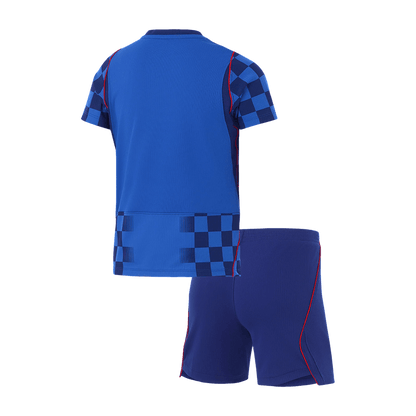 Kinder Kroatië Uit Tenue WK Voetbal 2026 - achterkant