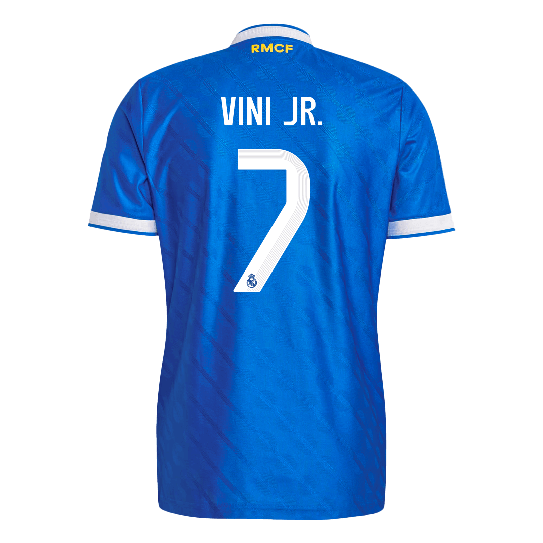 VINI JR. #7 Real Madrid Derde Spelersversie Voetbalshirt 2025/26 - Slim Fit - detail