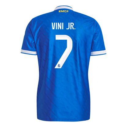 VINI JR. #7 Real Madrid Derde Spelersversie Voetbalshirt 2025/26 - Slim Fit - detail