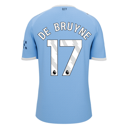 DE BRUYNE #17 Heren Manchester City Thuis Voetbalshirt 2025/26 [PREMIUM] - detail