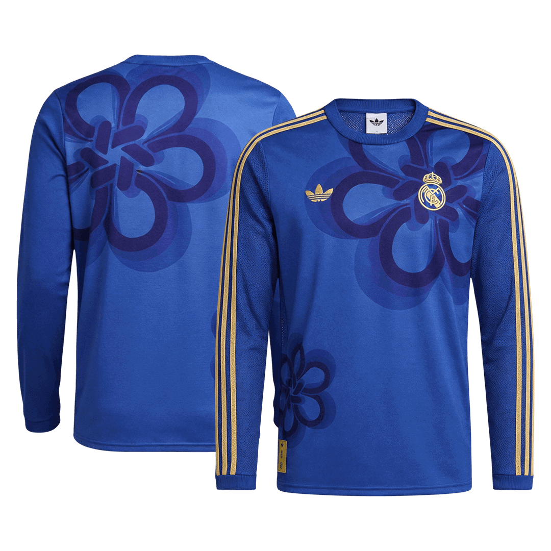 Heren Real Madrid Lange Mouwen Voetbalshirt 2025/26 - achterkant
