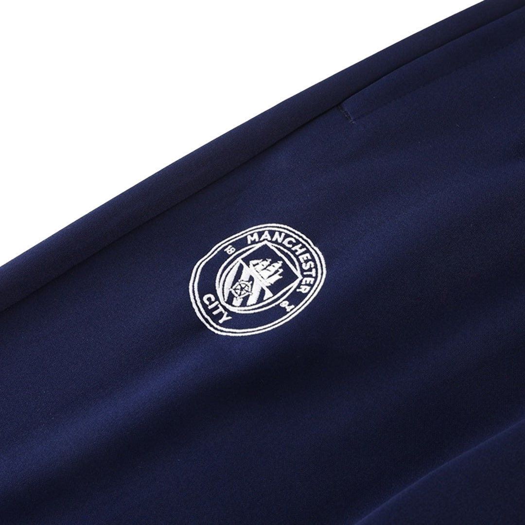 Manchester City Trainingsjack Set(Jas+Broek) 2025/26 Navy - zijkant