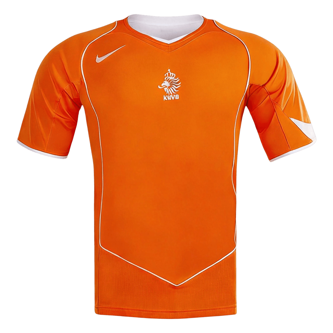 Retro Nederland Thuis Voetbalshirt 2004 - voorkant
