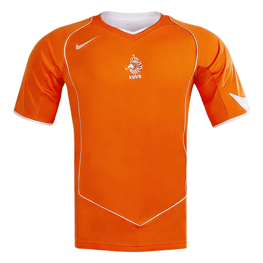 Retro Nederland Thuis Voetbalshirt 2004 - voorkant