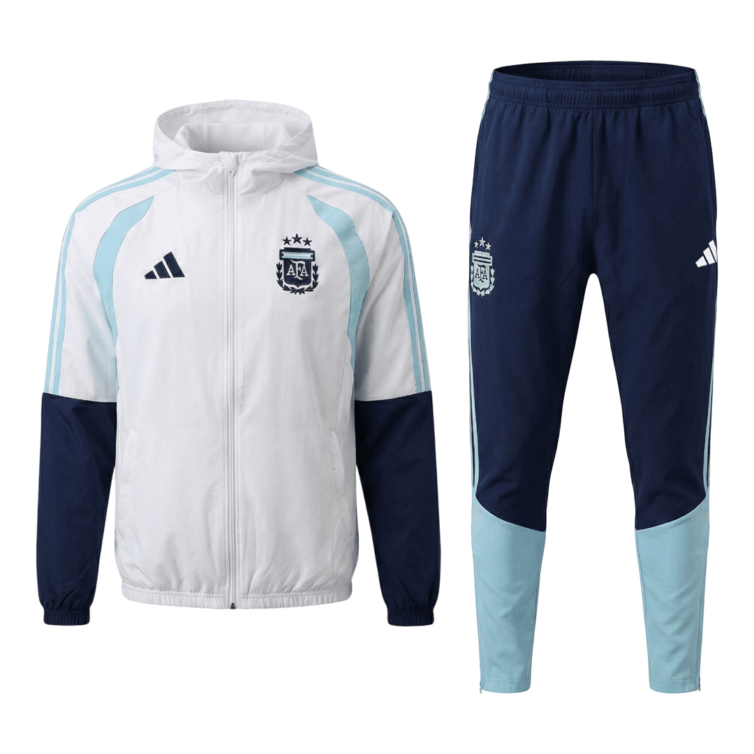 Argentinië Trainingsjack Set(top+broek) 2026 White football shirt