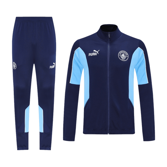 Manchester City Trainingsjack Set(Jas+Broek) 2025/26 Navy football shirt
