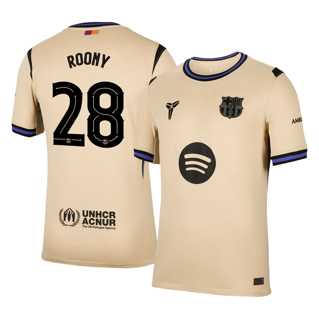 ROONY #28 Heren Barcelona Uit Voetbalshirt 2025/26 - UCL