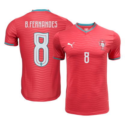 B.FERNANDES #8 Portugal Thuis Spelersversie Voetbalshirt 2026 - Slim Fit