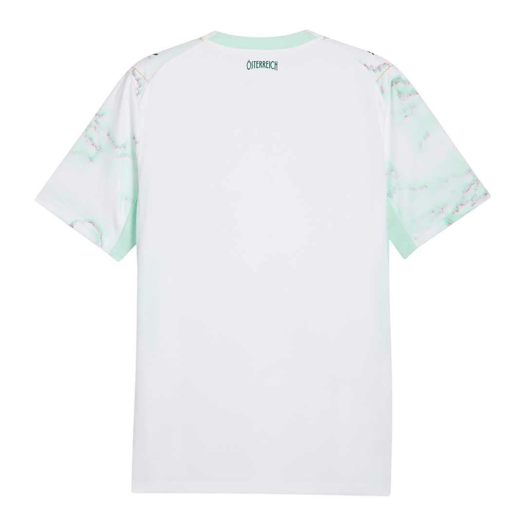 Heren Oostenrijk Uit Voetbalshirt WK Voetbal 2026 - detail