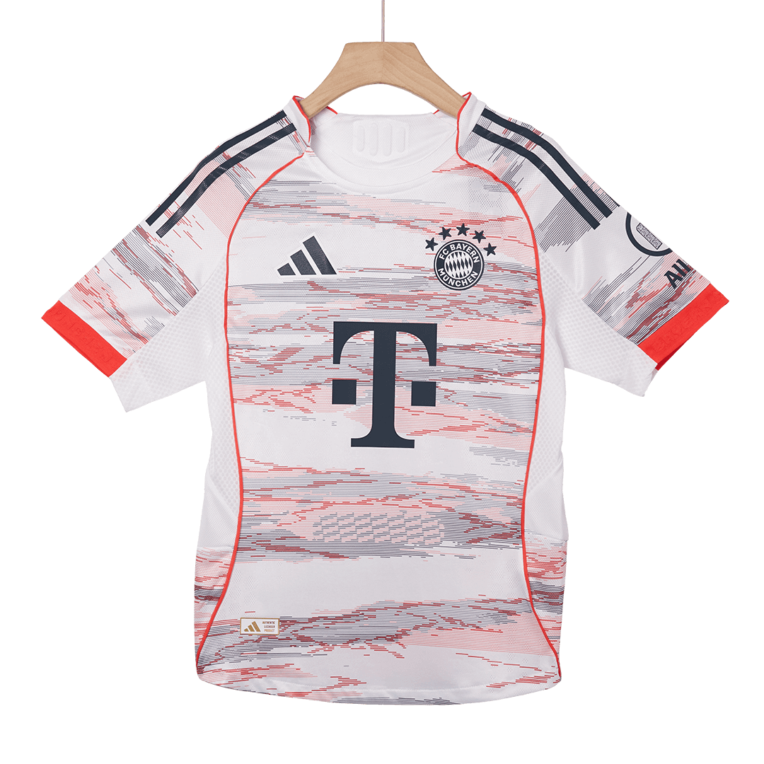 KANE #9 Bayern Munich Uit Spelersversie Voetbalshirt 2025/26 - Slim Fit - extra