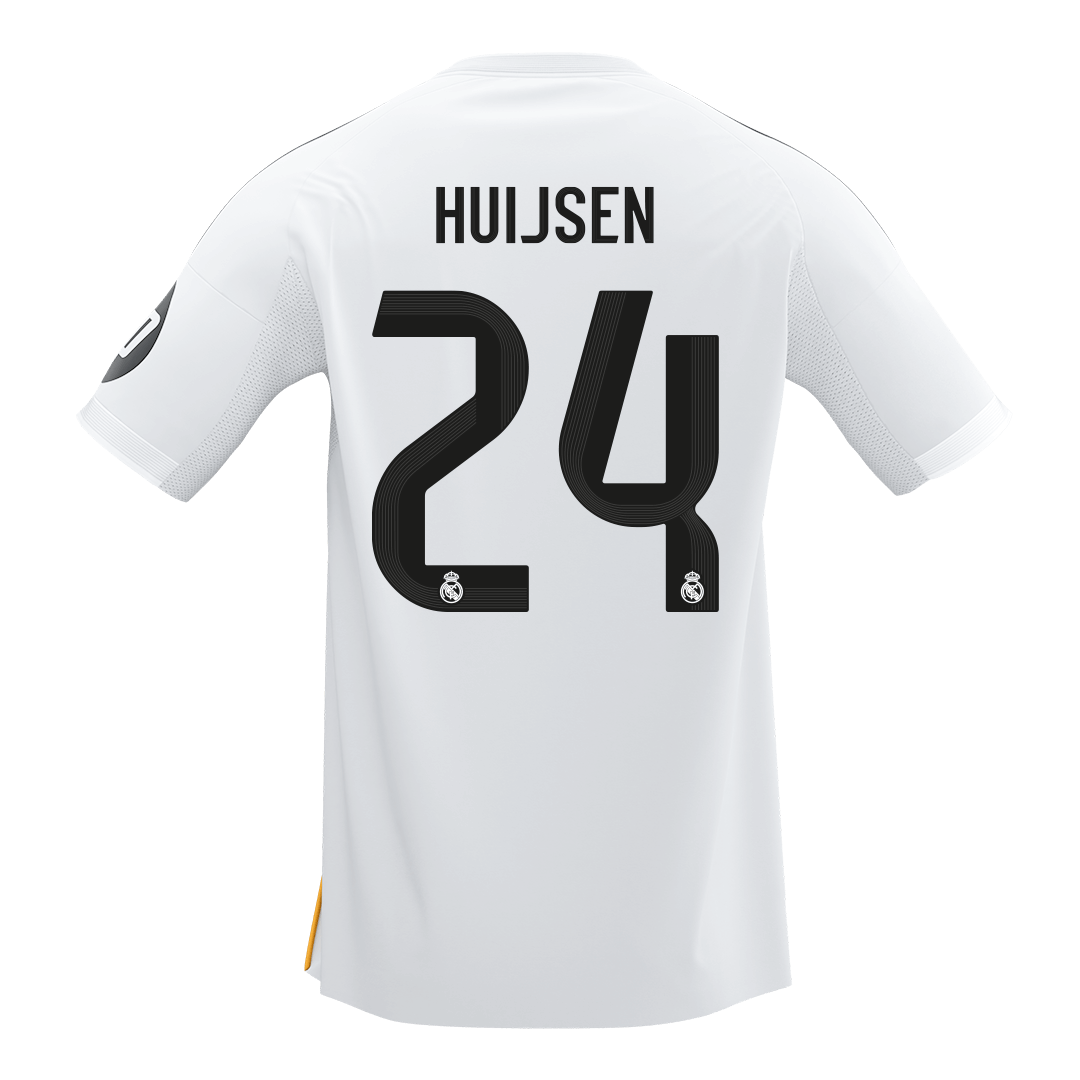HUIJSEN #24 Heren Real Madrid Thuis Voetbalshirt 2025/26 [PREMIUM] - extra