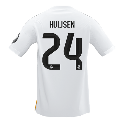 HUIJSEN #24 Heren Real Madrid Thuis Voetbalshirt 2025/26 [PREMIUM] - extra