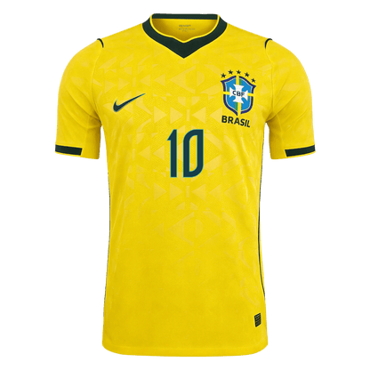 NEYMAR JR. #10 Brazilië Spelersversie thuisshirt WK Voetbal 2026 - slim fit
