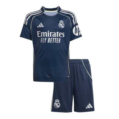 Kinder Real Madrid Uit Tenue 2025/26 football shirt