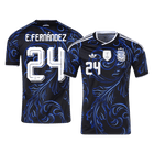 E. FERNANDEZ #24 Heren Argentinië uitshirt WK Voetbal 2026
