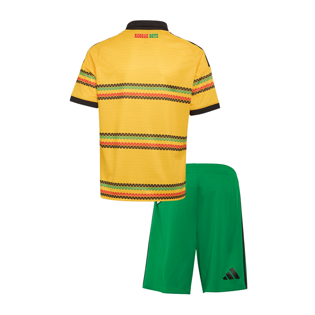 Kinder Jamaica Thuis Tenue WK Voetbal 2026 - achterkant